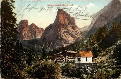 Kaisergebirge/Tirol und Umgebung - Hinterbärenbad Unterkunftshaus -333050