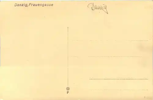 Danzig - Frauengasse -406594