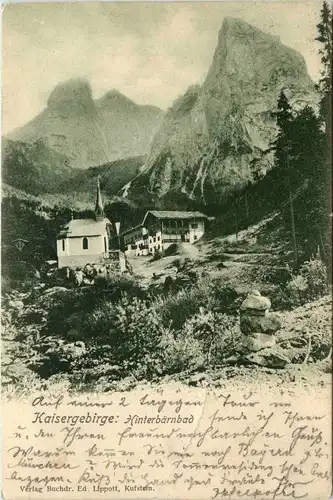 Kaisergebirge/Tirol und Umgebung - Hinterbärenbad -333070