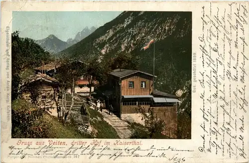 Gruss aus Veiten, dritter Hof im kaisertal -329198