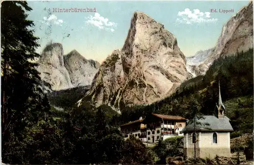 Kaisergebirge/Tirol und Umgebung - Hinterbärenbad Unterkunftshaus -333060