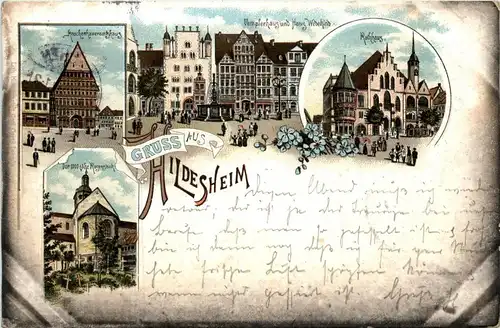 Gruss aus Hildesheim - Litho -406746