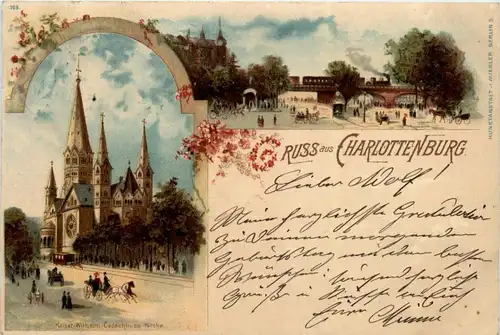 Gruss aus Charlottenburg - Litho -406766