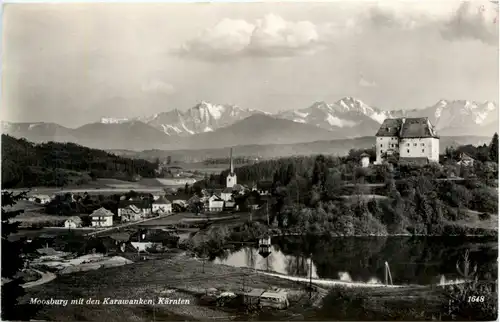 Kärnten, div. Orte, Seen und Umgebung - Moosburg mit Karawanken -329370