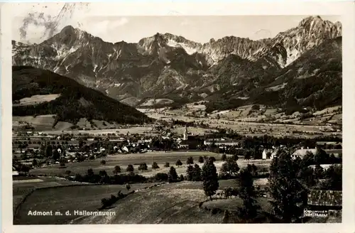 Admont und Gesäuse/Steiermark -Admont mit den Hallermauern -316672