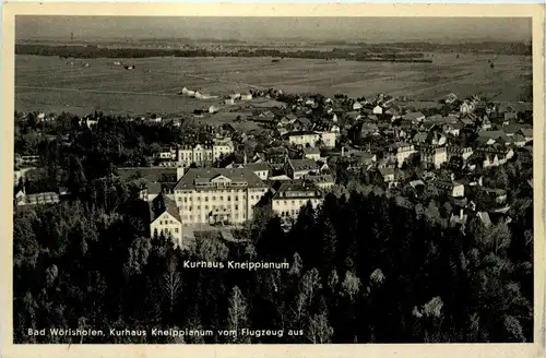 Wörishofen, Kurhaus, Kneippianum vom Flugzeug aus -332594