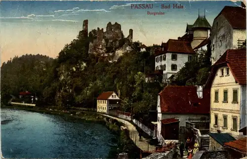 Passau/Bayern - Bad Hals - Burgruine -329410