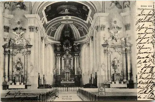 Pfaffenhausen, Inneres der Pfarrkirche -332714