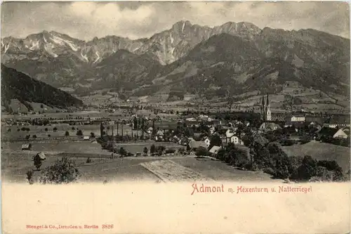 Admont und Gesäuse/Steiermark - Admont : mit Hexenturm und Natterriegel -316814