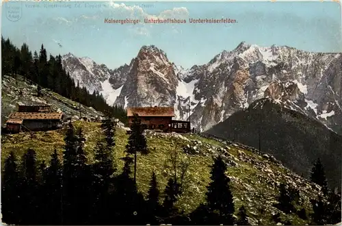 Kaisergebirge, Kufstein und Umgebung/Tirol - Hütte Vorderkaiserfelden -329296