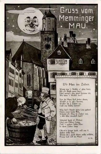 Bayern/Allgaü - Memmingen, Gruss vom Memminger Mau -333856