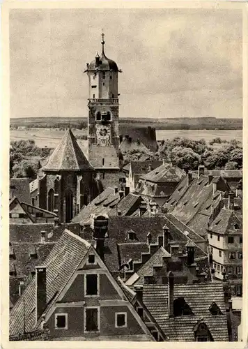 Bayern/Allgaü - Memmingen, Blick auf die St. Martins-Kirche -333896