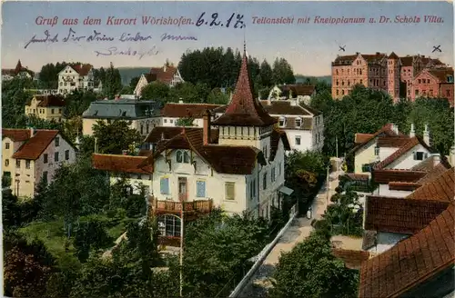 Bayern/Allgaü - Bad Wörishofen, Teilansicht mit kneippianum u. Dr. Scholz Villa -333746