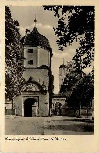 Bayern/Allgaü - Memmingen, Westertor und St. Martin -333916