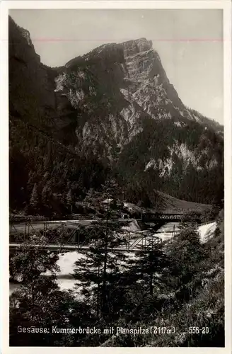 Admont und Gesäuse/Steiermark - Gesäuse: Kummerbrücke mit Planspitze -317036