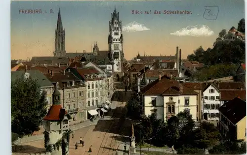 Freiburg i. Br./Baden-Württemberg - Blick auf das Schwabentor -329058