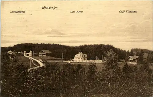 Bad Wörishofen, Sonnenbüchl, Villa Köver, Cafe Zillertal -332914