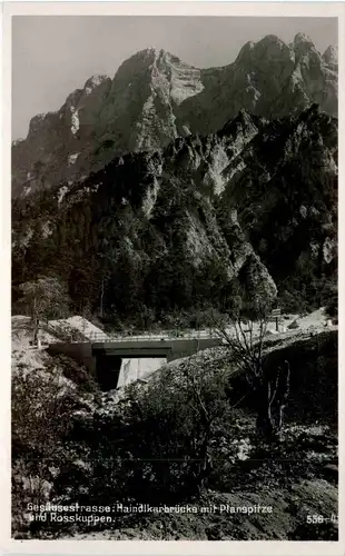 Gesäuse: Haindlkarbrücke mit Planspitze und Rosskuppen -317256