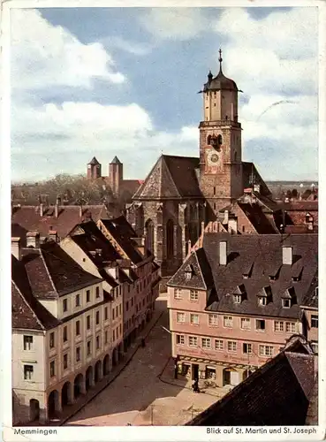 Bayern/Allgaü - Memmingen, Blick auf St. Martin und St. Joseph -333892