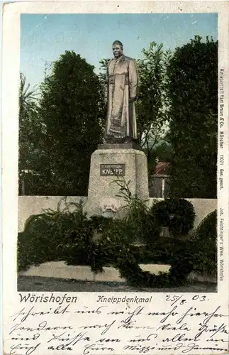 Bayern/Allgäu - Bad Wörishofen, Kneippdenkmal -334372