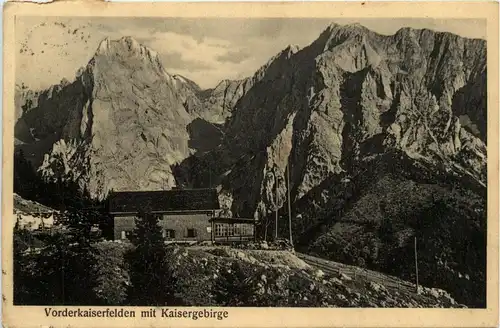 Kaisergebirge/Tirol und Umgebung - Vorderkaiserfelden -333106