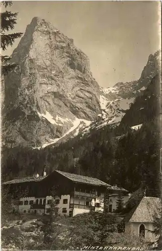 Kaisergebirge/Tirol und Umgebung - Hinterbärenbad Unterkunftshaus -333052