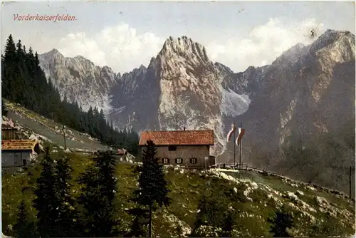 Kaisergebirge, Kufstein und Umgebung/Tirol - Hütte Vorderkaiserfelden -329292