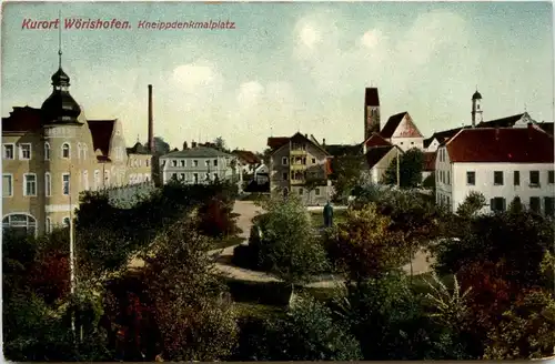 Bayern/Allgaü - Bad Wörishofen, Kneippdenkmalplatz -333666