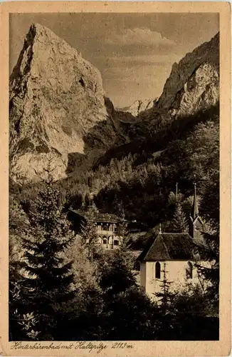 Kaisergebirge/Tirol und Umgebung - Hinterbärenbad mit Haltspitze -333112