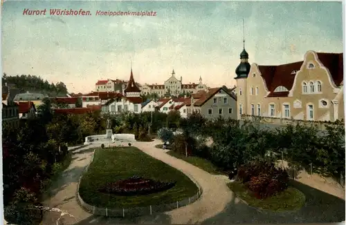 Bayern/Allgaü - Bad Wörishofen, Kneippdenkmalplatz -333706