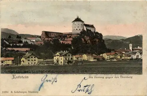 Kufstein/Tirol - Kufstein, Die Festung gegen den Thierberg -317842