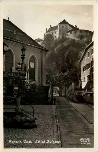 Kufstein/Tirol - Kufstein, Schloss-Aufgang -317906