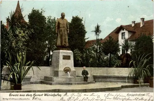 Bayern/Allgäu - Bad Wörishofen, Kneippdenkmal -334634