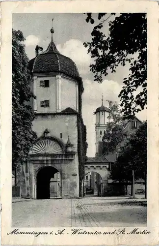 Bayern/Allgaü - Memmingen, Westerntor und St. Martin -333780