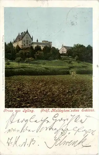 Bayern/Allgäu - Gruss aus Igling - Gräfl. Maldghemsches Schloss -334624
