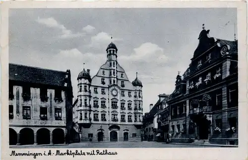 Bayern/Allgaü - Memmingen, Marktplatz mit Rathaus -333820