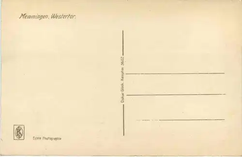 Bayern/Allgaü - Memmingen, Westertor -333838