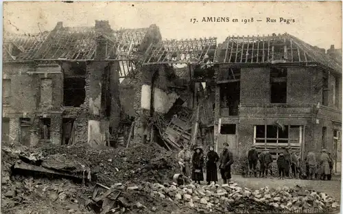 Amiens en 1918 - Rue Pagis -283678