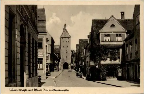 Bayern/Allgäu - Memmingen, Ulmer Strasse mit Ulmer Tor -333946