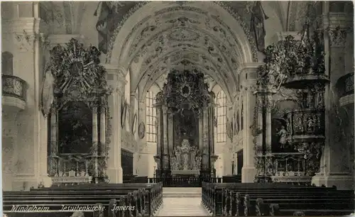 Mindelheim, Inneres der Jesuitenkirche -332804