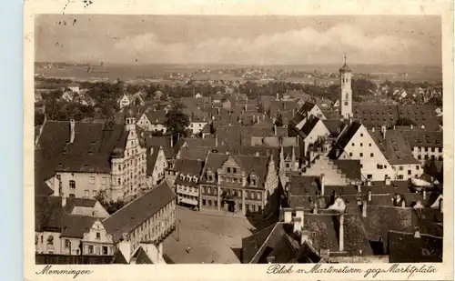 Bayern/Allgäu - Memmingen, Blick vom Martinsturm gegen Marktplatz -333986