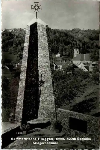 Steiermark/div.Orte und Umgebung - Sommerfrische Pinggau, Kriegerdenkmal -334864