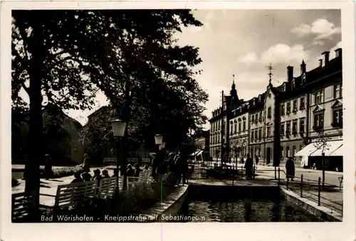 Bayern/Allgaü - Bad Wörishofen, Kneippstrasse mit Sebastianeum -333738