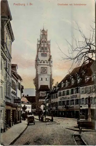 Freiburg i.B. - Oberlinden mit Schwabentor -327132