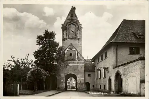 Bayern/Allgäu - Memmingen - Ulmertor mit Burg -334156