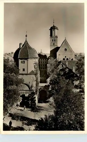 Bayern/Allgäu - Memmingen - Westertor mit St. Martinskirche -334004