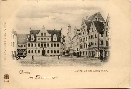 Bayern/Memmingen - Marktplatz mit Amtsgericht -335184