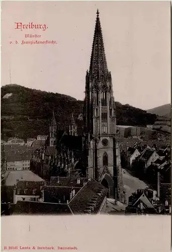 Freiburg i.B. - Münster und Franziskanerkirche -327108