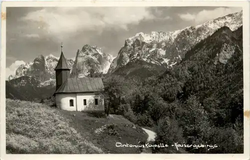 Kaisergebirge, Kufstein und Umgebung/Tirol - Antoniuskapelle -327412