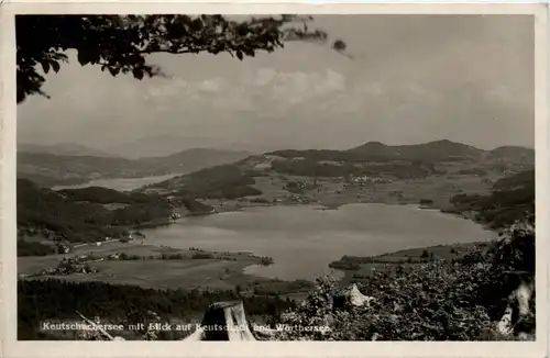 Keutschachersee mit Blick auf Keutschach und Wörthersee -327580